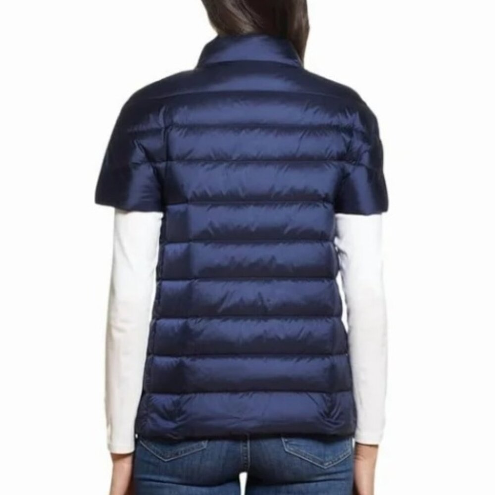 Martha Stewart Women’s Down Quilted Puffer Vest Navy XL